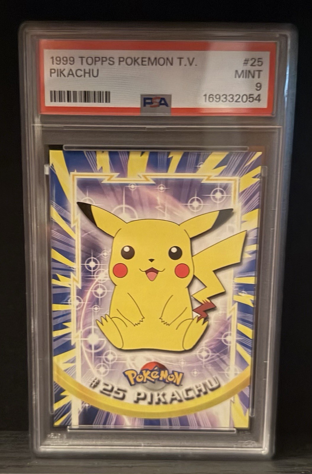 Topps 1999 Pokemon T.V. Pikachu #25 Graded Non-Sport Trading Card Topps 1999 Pokemon T.V. Pikachu #25 Graded Non-Sport Trading Card