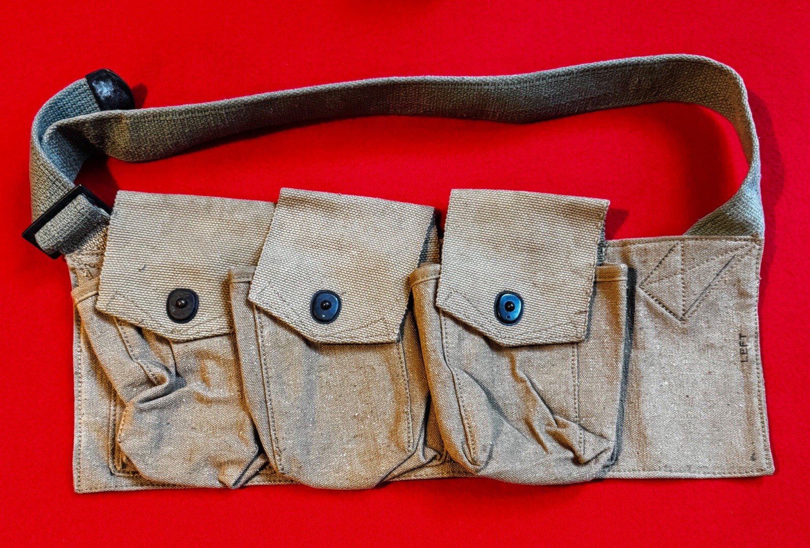 Rare Original Unissued WW1 U.S. M1918 BAR Bandolier - Left LONG 1918