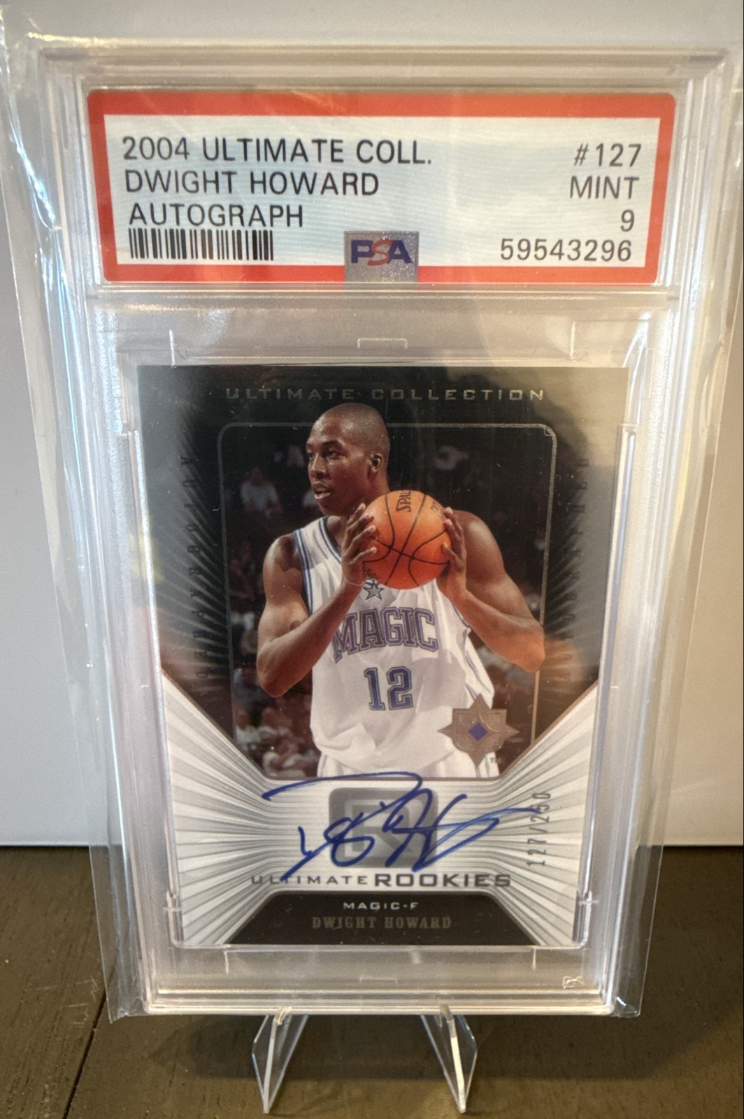 2004 Ultimate Collection-Ultimate Rookies Dwight Howard #127 /250 PSA 9 2004 Ultimate Collection-Ultimate Rookies Dwight Howard #127 /250 PSA 9