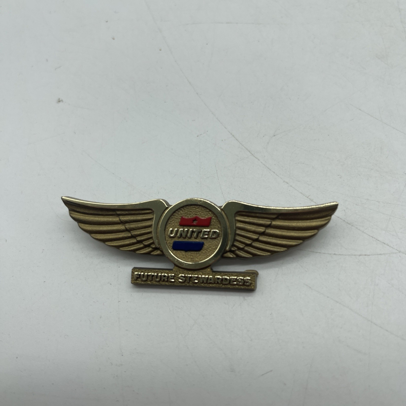 Vintage United Airlines Wings - Future Stewardess Pin Chest Pin Vintage United Airlines Wings - Future Stewardess Pin Chest Pin