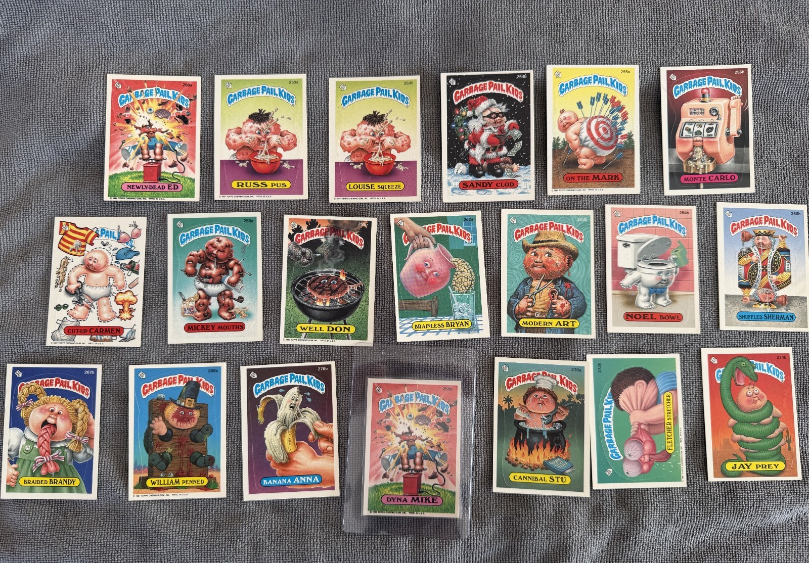 Garbage Pail Kids Lot of 239 Vintage OS 3-9 (1986-1987) Awesome Condition