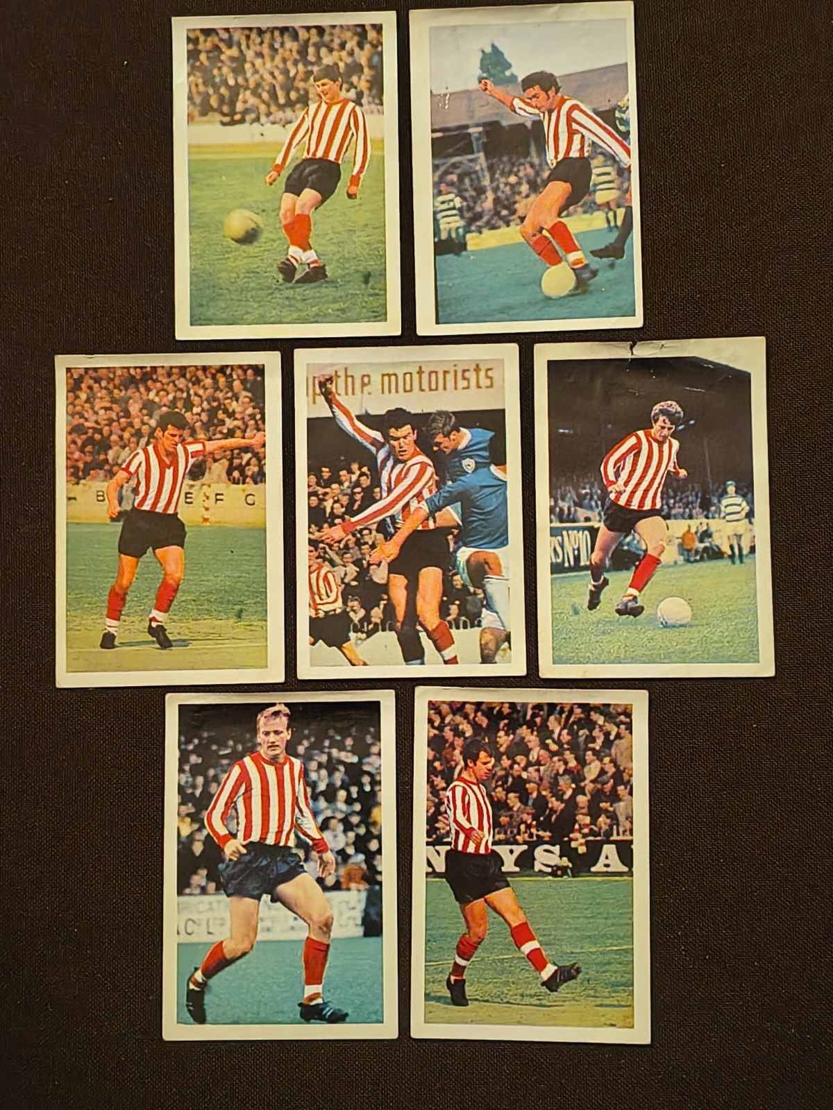 Vintage 1969/70 FKS Soccer Stars Southampton Sticker Bundle x7 (Paine Cannon)