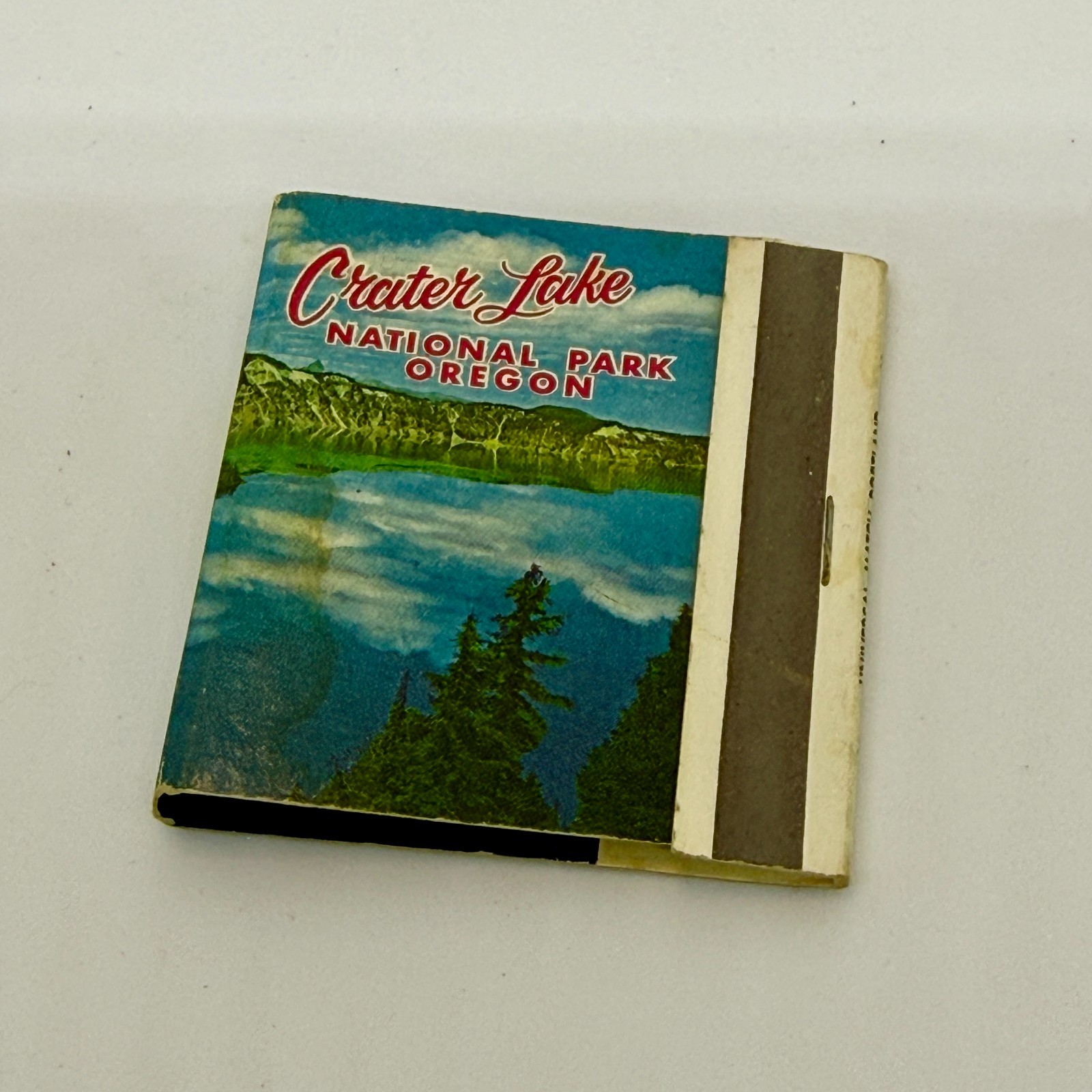 Vintage Crater Lake Lodge, Oregon, Matchbook — Unstruck Vintage Crater Lake Lodge, Oregon, Matchbook — Unstruck