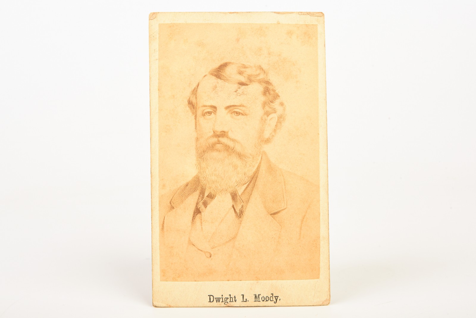 1860s CDV Carte-de-visite Photo - Dwight L. Moody Evangelist & Publisher V28