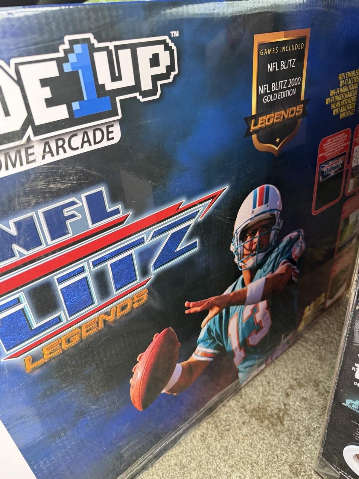 ARCADE 1UP NFL BLITZ (NEW GOLD SEAL) - Football Arcade -4.99 Shipping 48 States ARCADE 1UP NFL BLITZ (NEW GOLD SEAL) - Football Arcade -4.99 Shipping 48 States