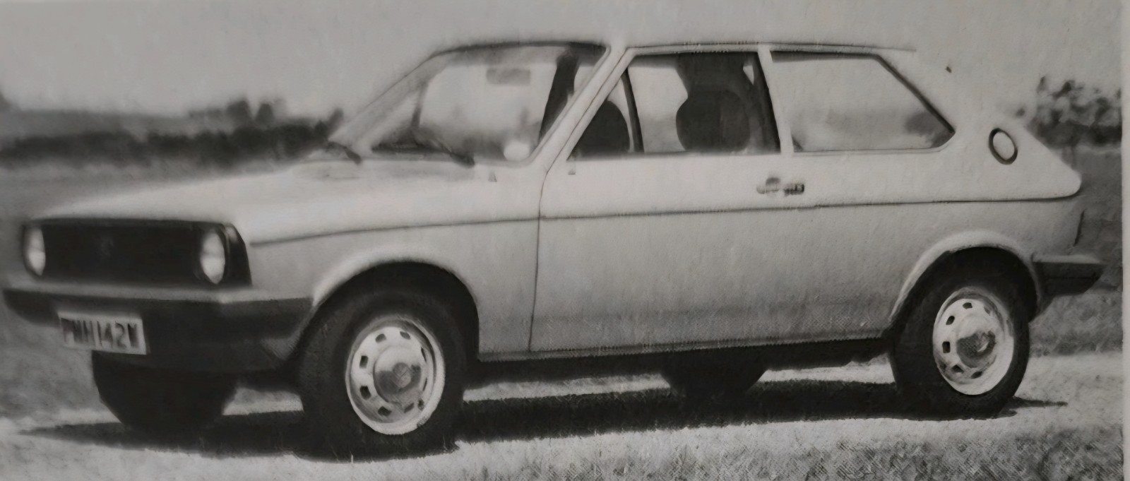 Volkswagen VW Polo Picture Original Vintage Car Detail Info Sheet   