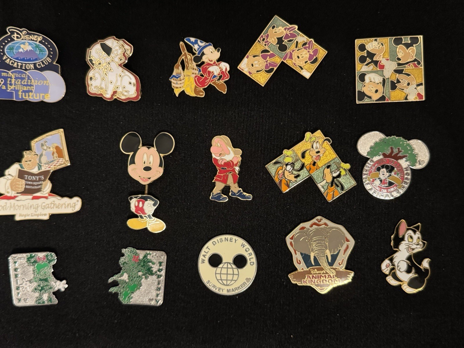 Lot Of 15 Vintage Disney Pins Mickey Minnie Grumpy 101 Dalmatian Animal Kingdom Lot Of 15 Vintage Disney Pins Mickey Minnie Grumpy 101 Dalmatian Animal Kingdom