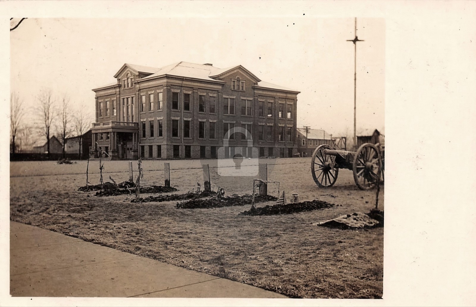 Ada Ohio Duke's Civil War? Memorial c1910 RPPC Photo Postcard COPY Ada Ohio Duke's Civil War? Memorial c1910 RPPC Photo Postcard COPY