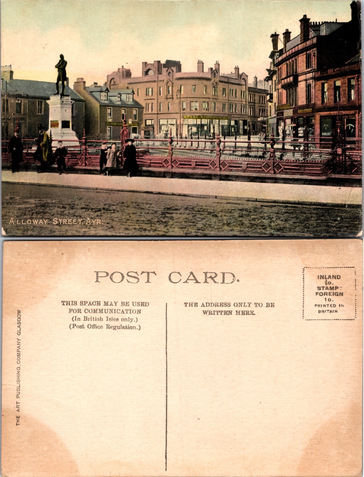 Alloway Street Ayr Scotland Postcard Alloway Street Ayr Scotland Postcard