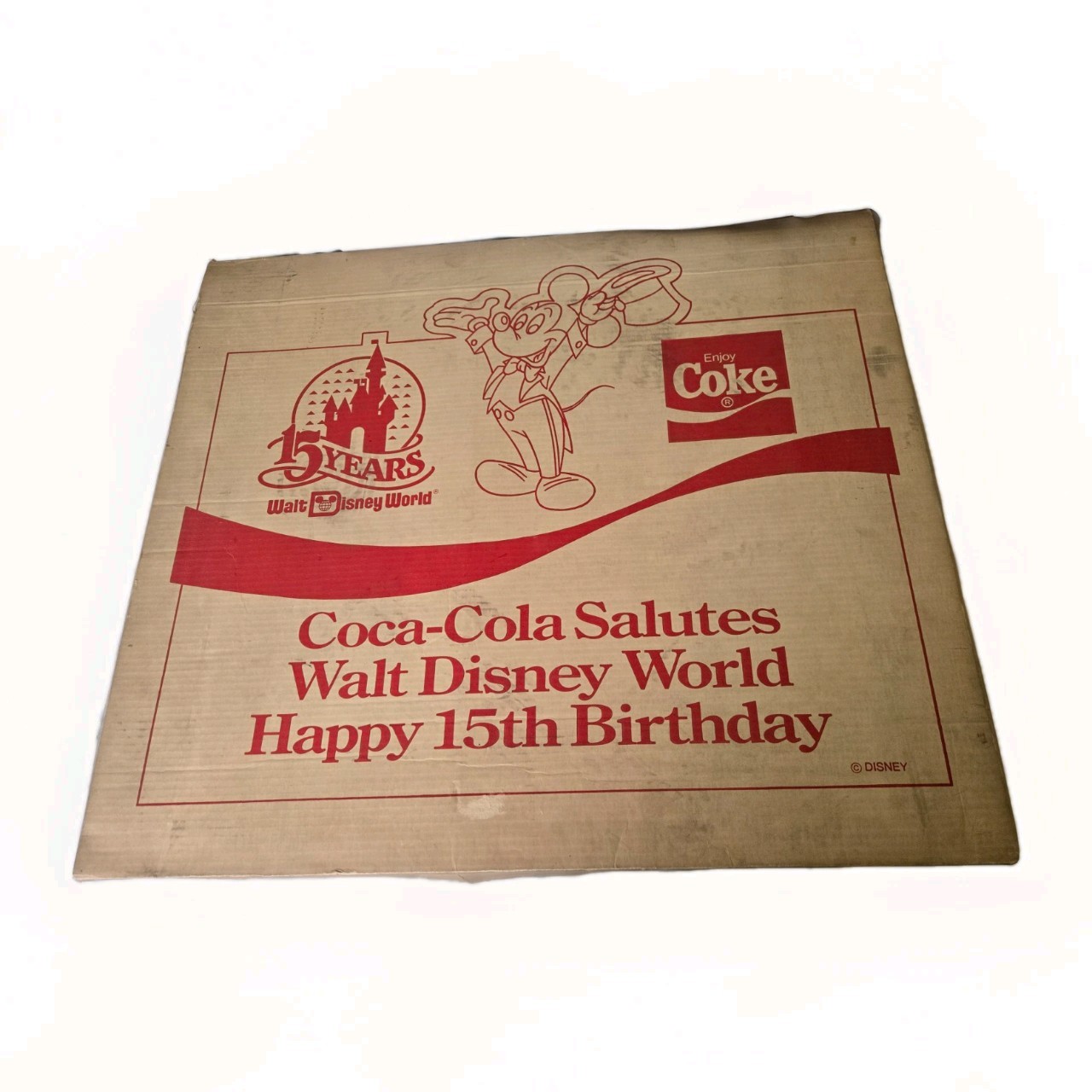 Coca Cola Salutes Disney 15th Anniversary 60-Pin Framed Set In Box Coca Cola Salutes Disney 15th Anniversary 60-Pin Framed Set In Box