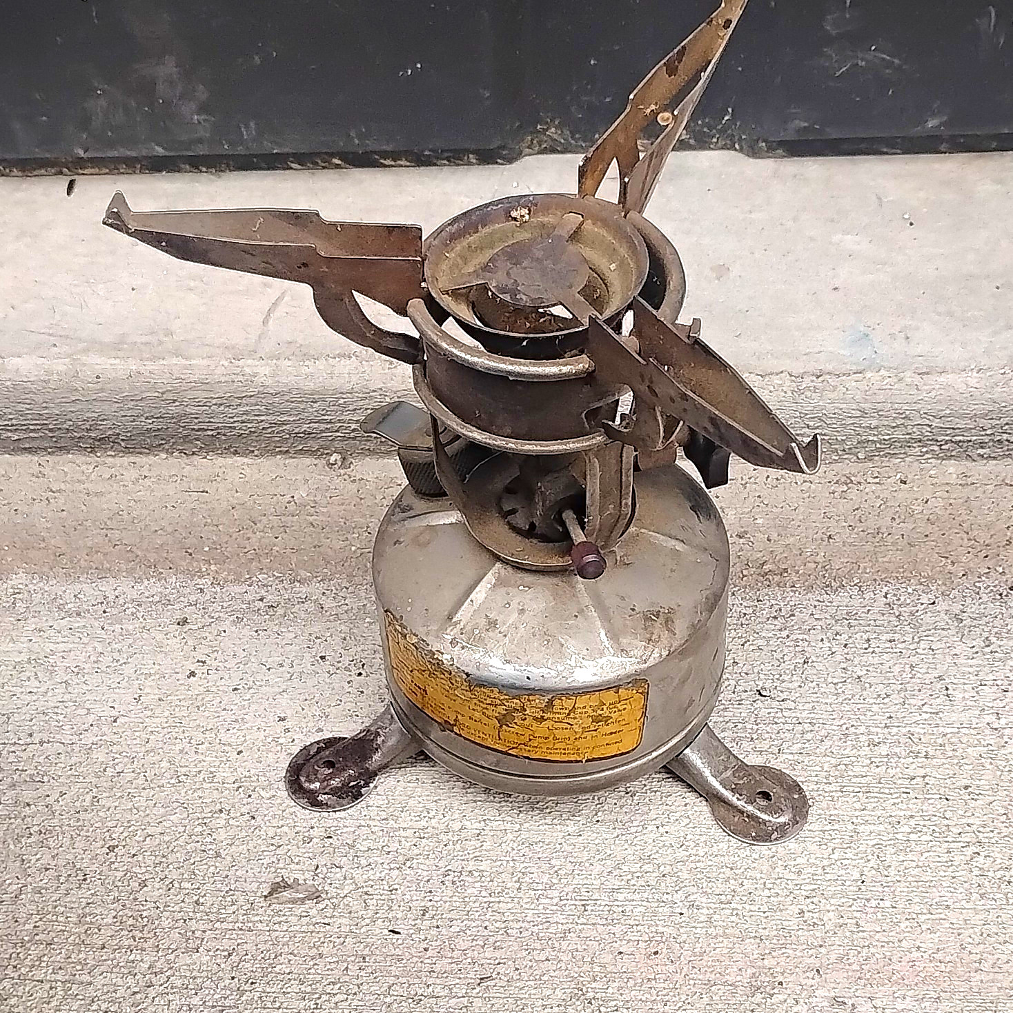 very rare WWII M-1942 MOD Military Stove (also known as a pocket  mountain stove