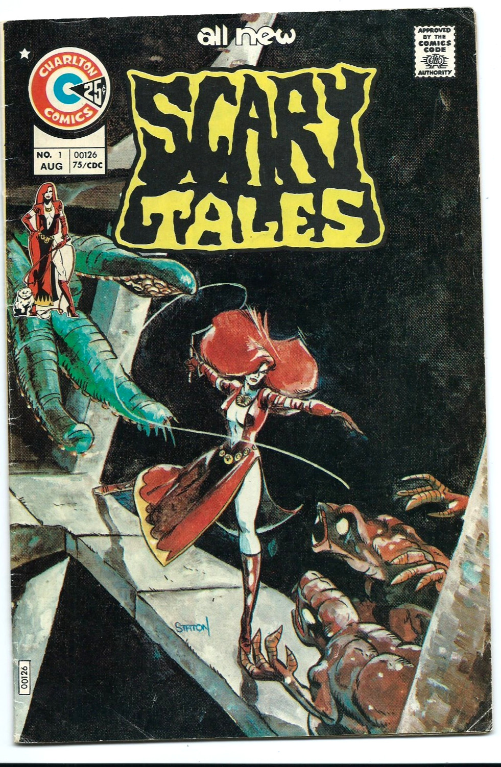 SCARY TALES #1 -- HOW COUNTESS VON BLUDD BECAME A VAMPIRE -- JOE STATON COVER SCARY TALES #1 -- HOW COUNTESS VON BLUDD BECAME A VAMPIRE -- JOE STATON COVER