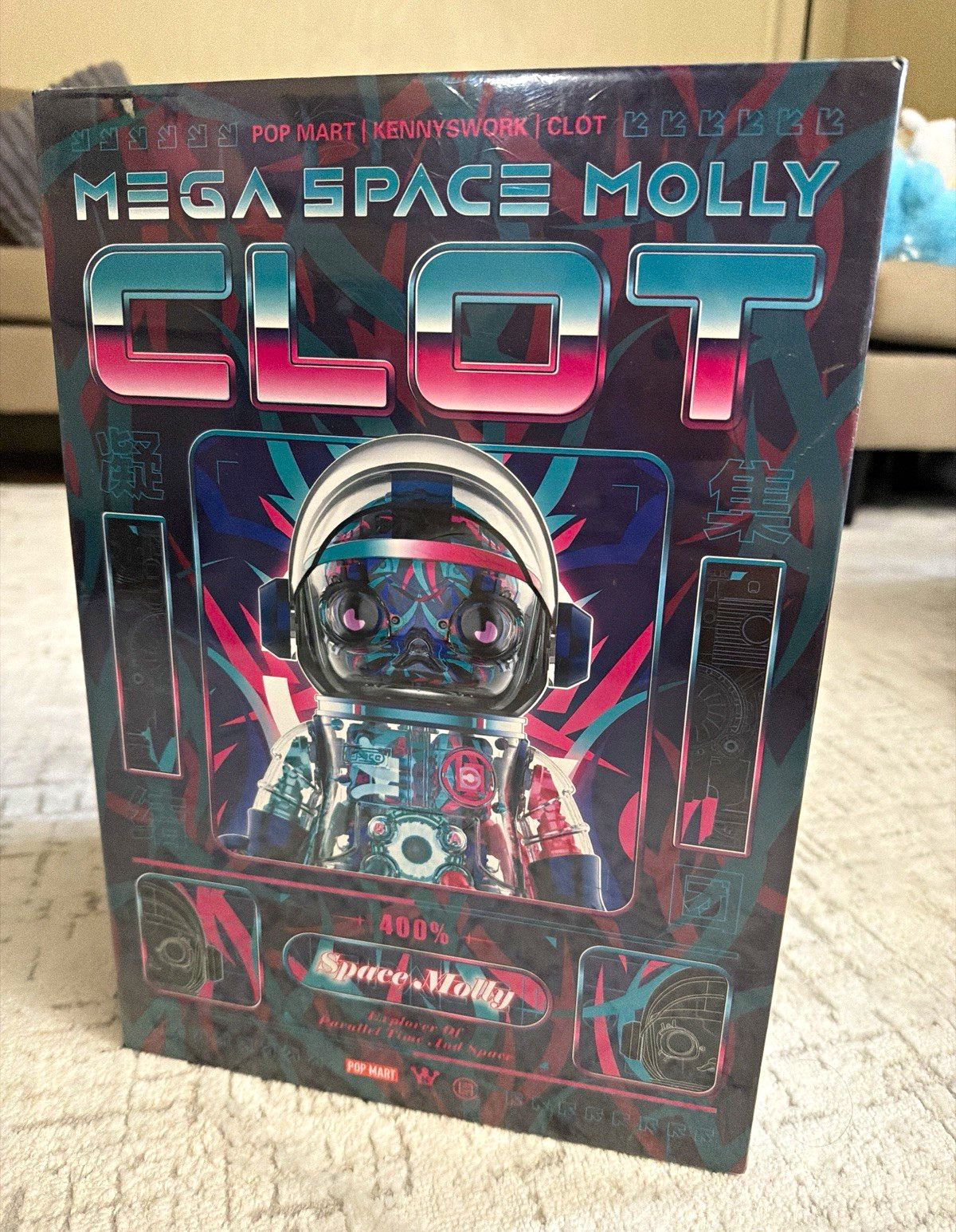 POP MART Mega Space Molly CLOT Collaboration 400% Multicolor HIGHLY COLLECTIBLE POP MART Mega Space Molly CLOT Collaboration 400% Multicolor HIGHLY COLLECTIBLE