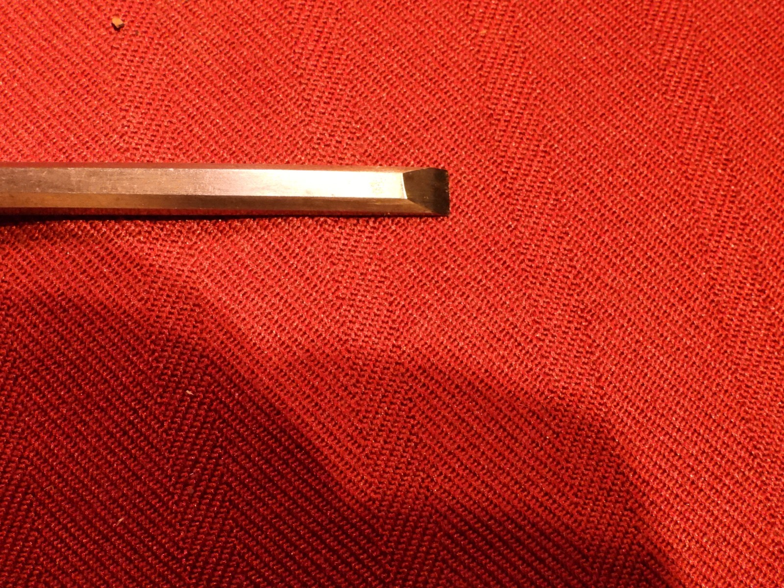 Vintage Stanley USA 1/4" BE Socket Chisel Red Hickory Handle 3.75" Blade Vintage Stanley USA 1/4" BE Socket Chisel Red Hickory Handle 3.75" Blade