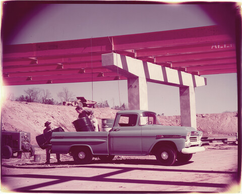 1959 Chevrolet Apache Fleetside truck Old Car Advertising Promo Photo