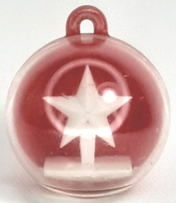 Antique 1940s Kusan Star Diorama Christmas Kristles Ornament Made In USA Antique 1940s Kusan Star Diorama Christmas Kristles Ornament Made In USA