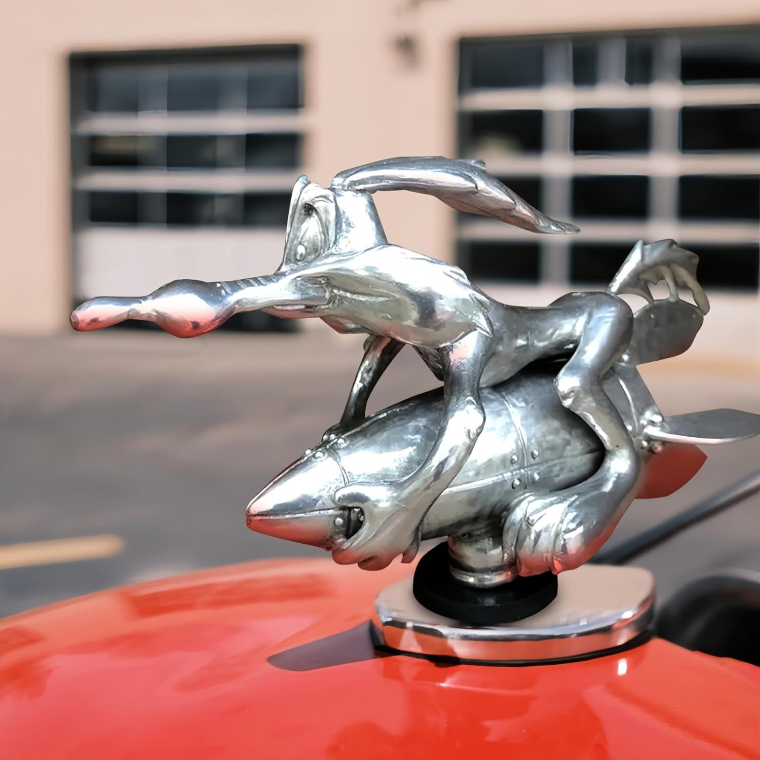 Coyote Trucks Hood Ornament Cartoon Vintage Car Ornaments Inspired Coyote Trucks Hood Ornament Cartoon Vintage Car Ornaments Inspired