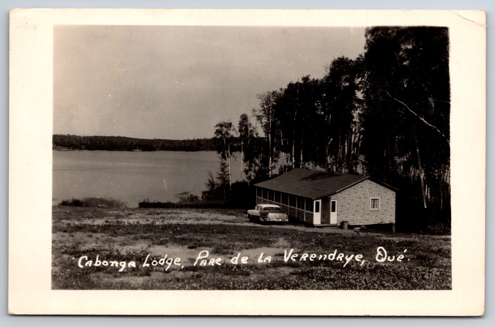 Cabonga Lodge Parc de La Verendrye Quebec Canada c1950 Real Photo RPPC Cabonga Lodge Parc de La Verendrye Quebec Canada c1950 Real Photo RPPC