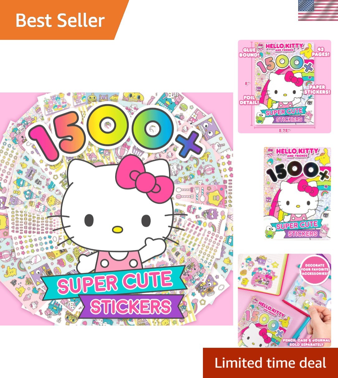 Creative Fun with Hello Kitty Sticker Book – 1500+ Stickers for Imagination Creative Fun with Hello Kitty Sticker Book – 1500+ Stickers for Imagination