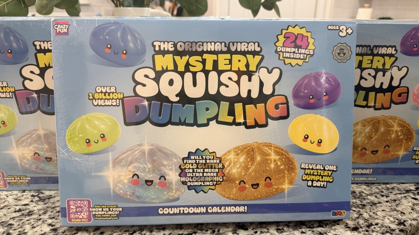 RMS THE ORIGINAL VIRAL MYSTERY SQUISHY DUMPLING - 24-DAY COUNTDOWN CALENDAR  
