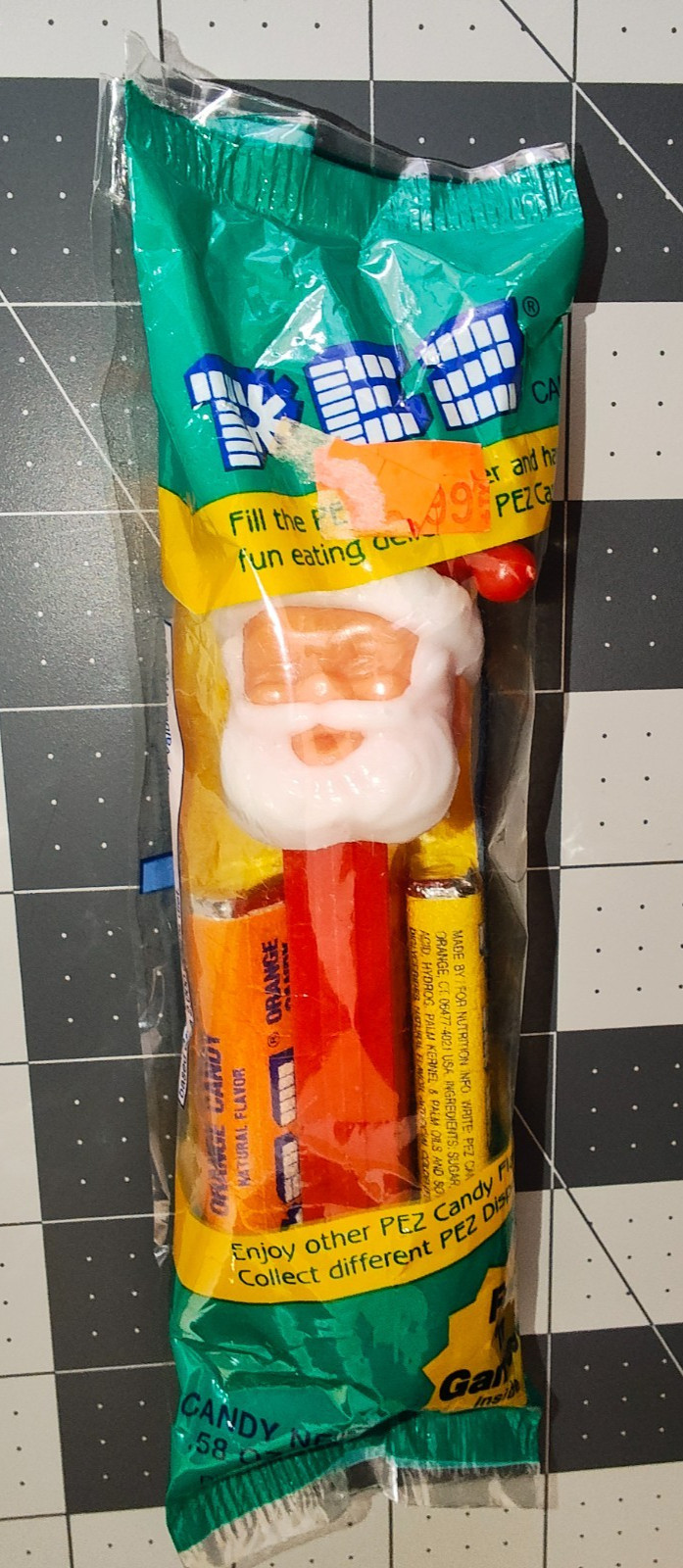 Vintage PEZ Dispenser Christmas JOLLY SANTA Slovenia 1990s SEALED IN PACKAGE NOS Vintage PEZ Dispenser Christmas JOLLY SANTA Slovenia 1990s SEALED IN PACKAGE NOS