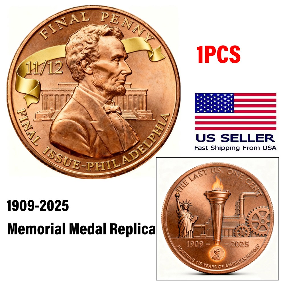 The Last U.S  1909-2025 Memorial Medal Collectibles US