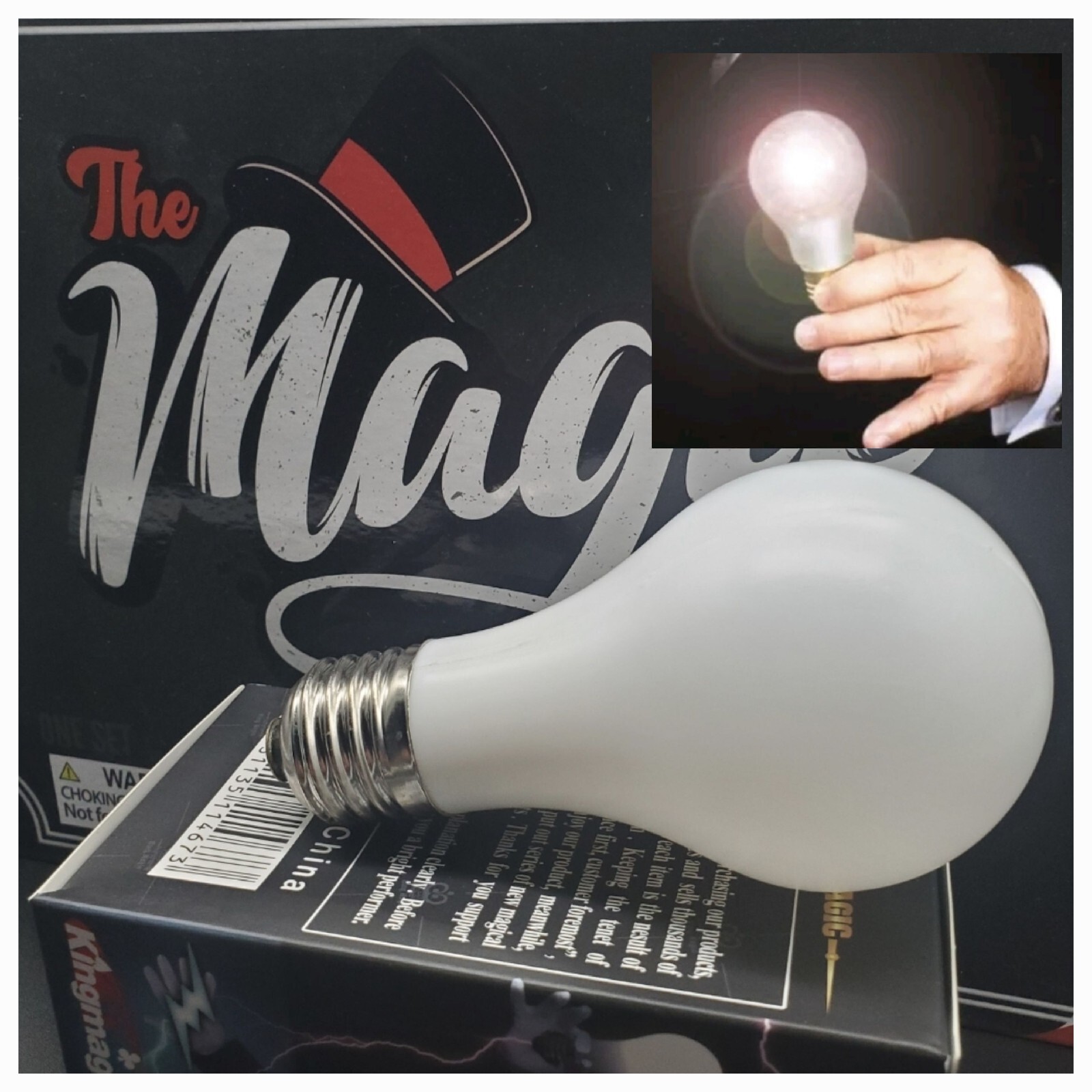 Magic Trick Gimmick Light Bulb Stage Illusions Magicians Illuminating Lamp Magic Trick Gimmick Light Bulb Stage Illusions Magicians Illuminating Lamp