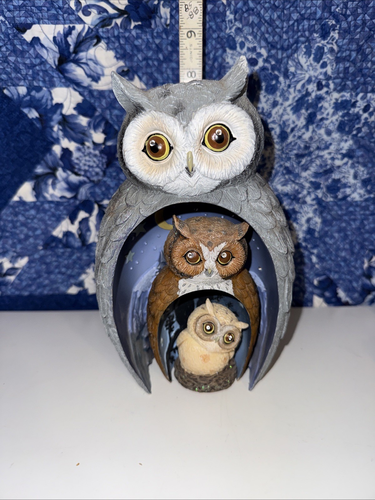 Eyes Of Wisdom The Hamilton Collection Owls Nesting 90s