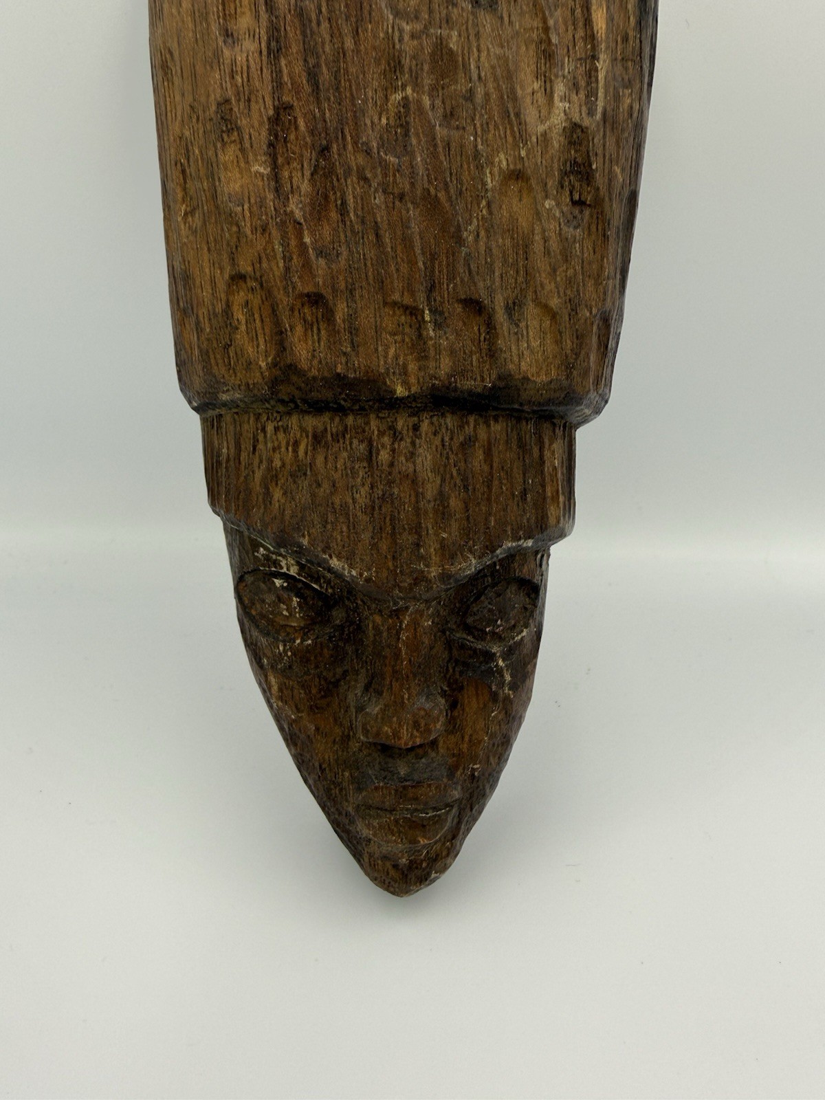 Vintage Hand Carved Wooden Jamaican Mask 9" Folk Art Wall Decor Signed Jamaica Vintage Hand Carved Wooden Jamaican Mask 9" Folk Art Wall Decor Signed Jamaica