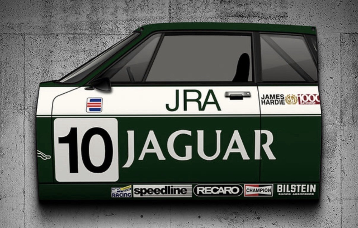 WOWCurved 1988 Jaguar XJS V12 Badhurst Winning Car 3d Style Sign