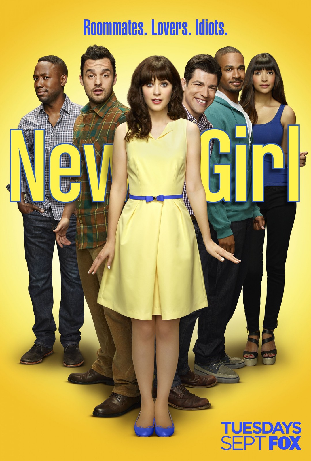 2011 Promo TV Poster Print "New Girl" Zooey Deschanel Jake Johnson Wall Decor 2011 Promo TV Poster Print "New Girl" Zooey Deschanel Jake Johnson Wall Decor