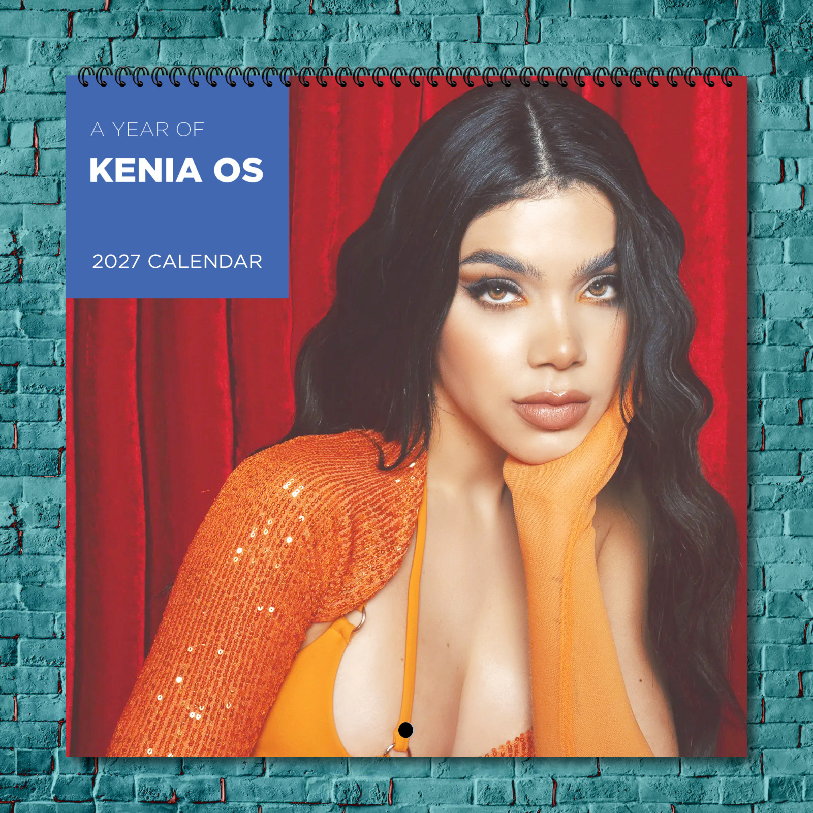 Kenia Os 2027 Wall Calendar 12 Month Celebrity Photo Fan Collectible Kenia Os 2027 Wall Calendar 12 Month Celebrity Photo Fan Collectible