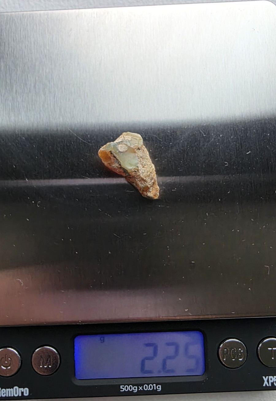 11.25 ct Beautiful Translucent Red Opal Rough 11.25 ct Beautiful Translucent Red Opal Rough