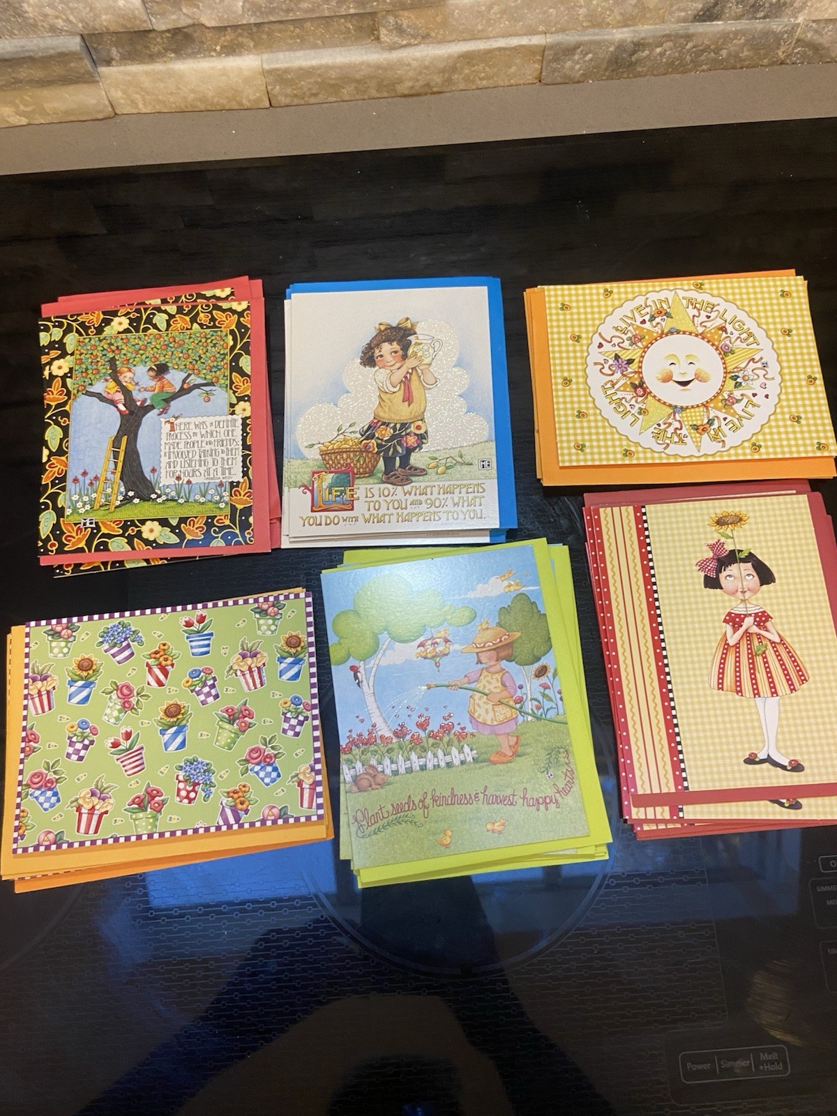 30 NOS 2011 Mary Engelbreit vintage greeting card Lot Beautiful Quotes On Front 30 NOS 2011 Mary Engelbreit vintage greeting card Lot Beautiful Quotes On Front