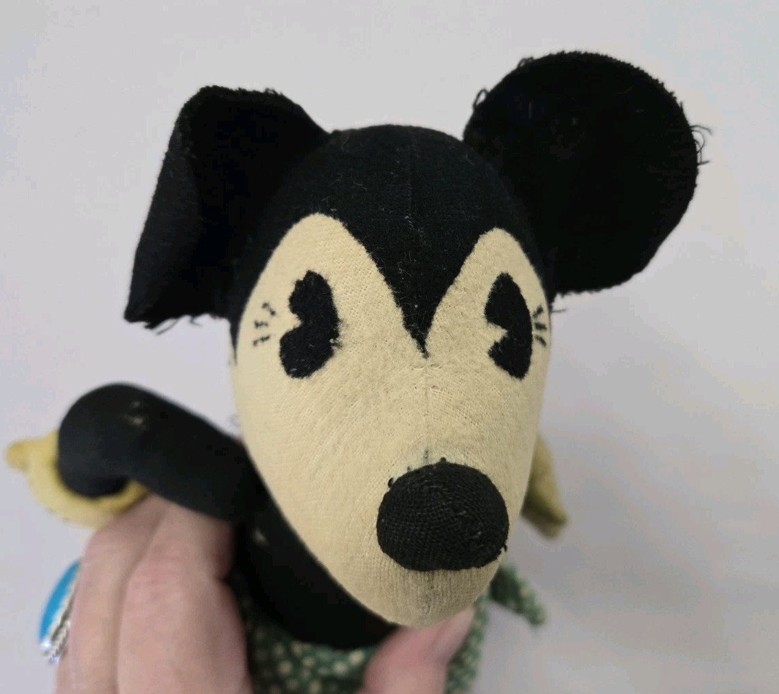 Rare 1930s Minnie Mouse Disney Doll Needleart Toys W Missing Parts Rare 1930s Minnie Mouse Disney Doll Needleart Toys W Missing Parts
