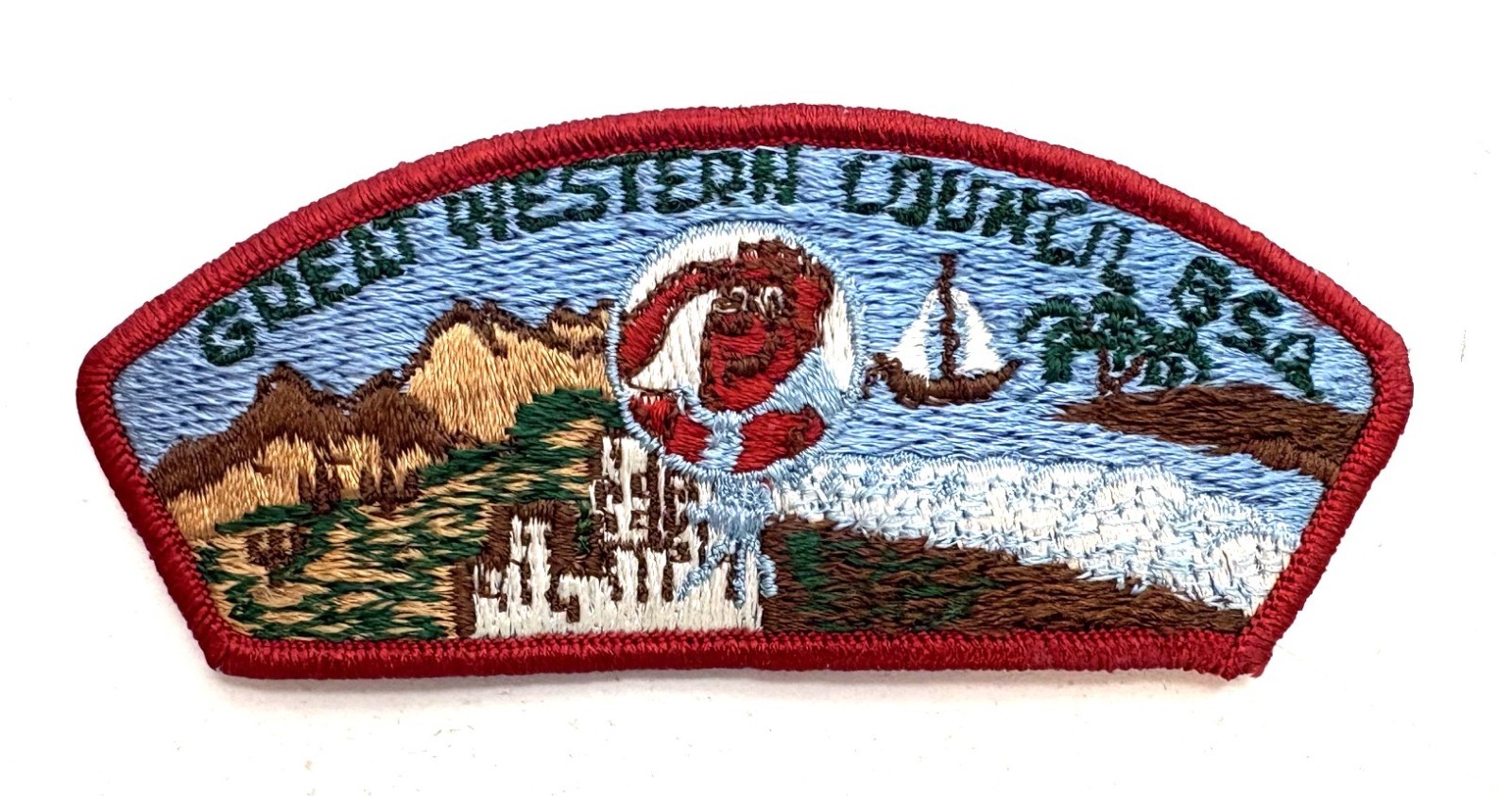 Rare 1970's Great Western Council shoulder CSP patch; now WLACC Rare 1970's Great Western Council shoulder CSP patch; now WLACC