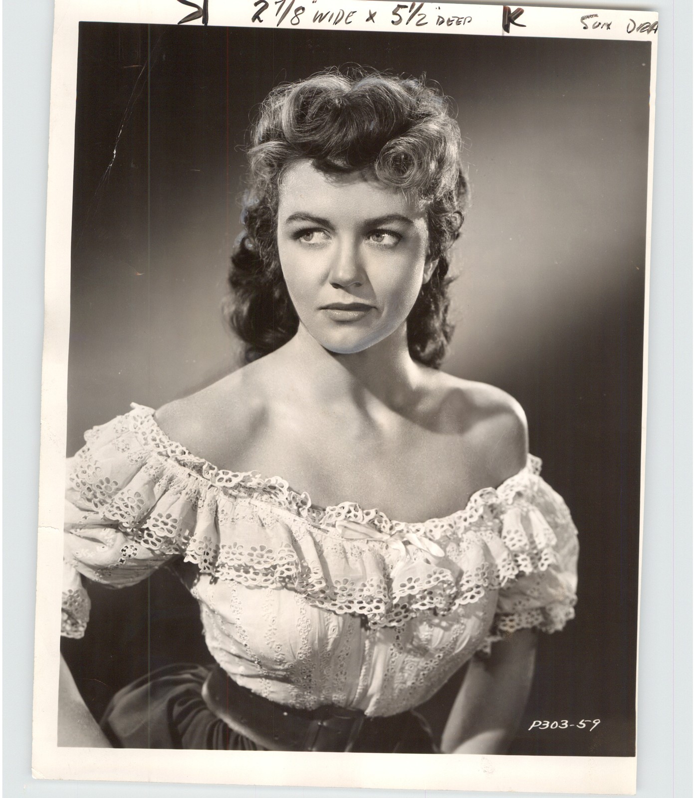 Hollywood Actress Dorothy Malone in Western Jack Slade 1953 Press Photo Hollywood Actress Dorothy Malone in Western Jack Slade 1953 Press Photo