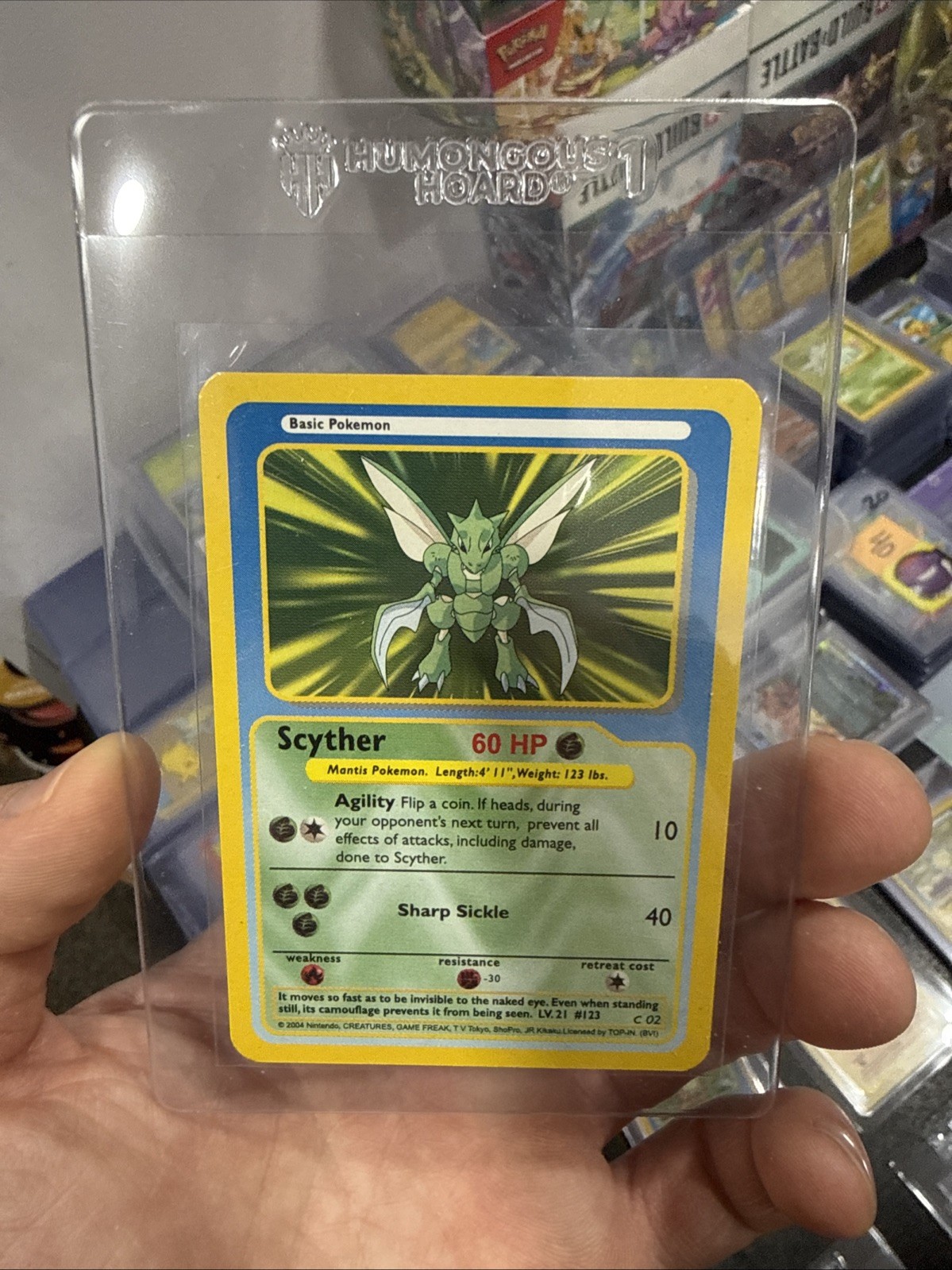 Scyther Funskool Pokemon India single Card Scyther Funskool Pokemon India single Card