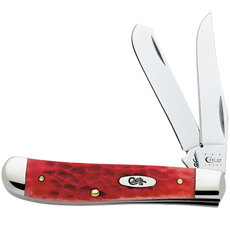 CASE XX KNIVES DARK RED JIGGED BONE MINI-TRAPPER (CS) 6207 CS (6983) POCKET KNIF CASE XX KNIVES DARK RED JIGGED BONE MINI-TRAPPER (CS) 6207 CS (6983) POCKET KNIF