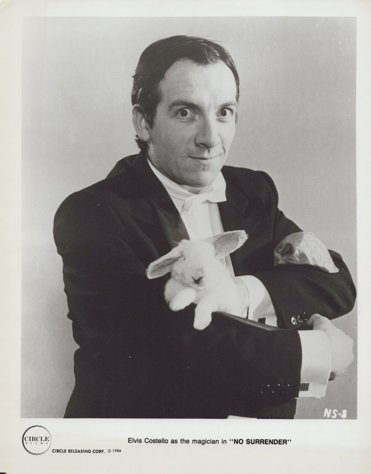 Hollywood Elvis Costello in No Surrender (1985) Stunning Portrait Orig Photo 862 Hollywood Elvis Costello in No Surrender (1985) Stunning Portrait Orig Photo 862