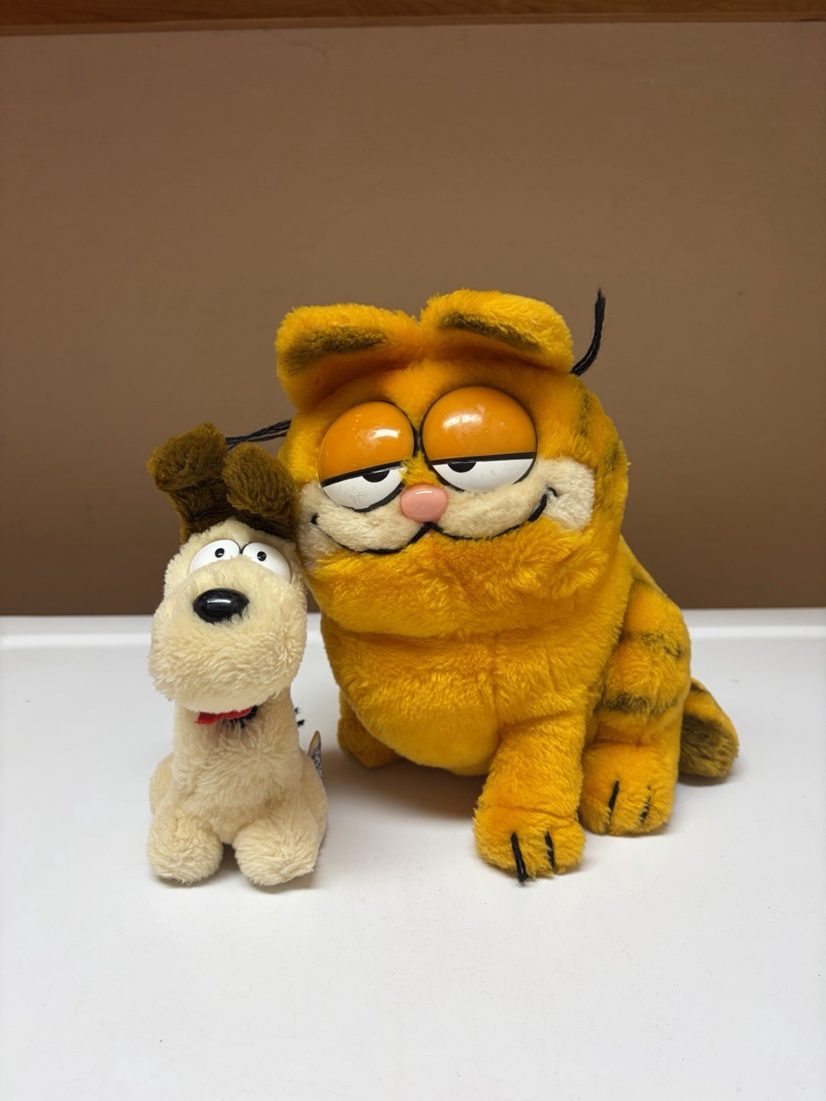 Garfield And Odie 1983 Plush Pair Stuffed Animal Set Of 2