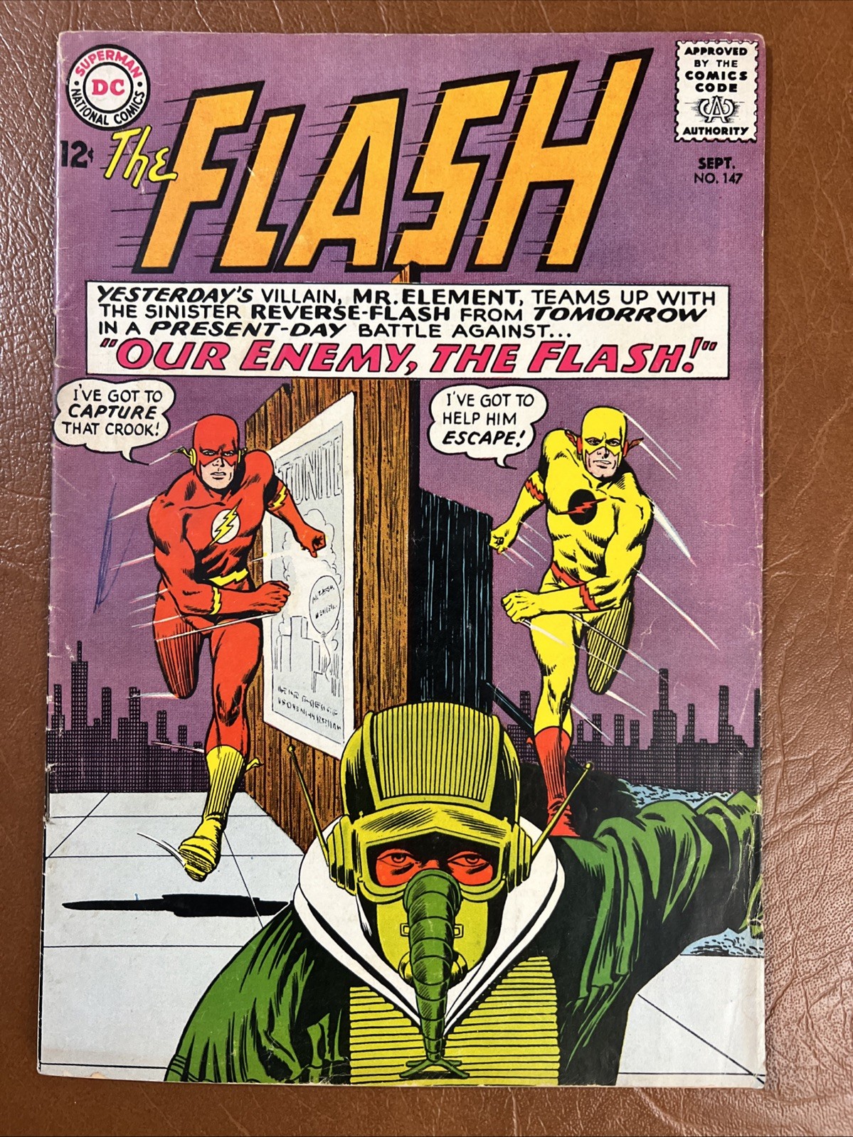 The Flash #147 KEY: VG+ to FN, 2nd app Professor Zoom DC Comics 1964 $7 Ship The Flash #147 KEY: VG+ to FN, 2nd app Professor Zoom DC Comics 1964 $7 Ship