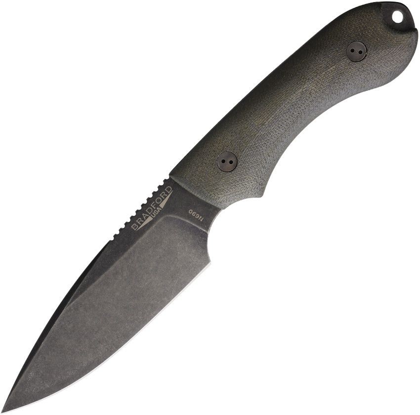 Bradford Knives Guardian 4 3D OD Micarta Fixed Blade Knife