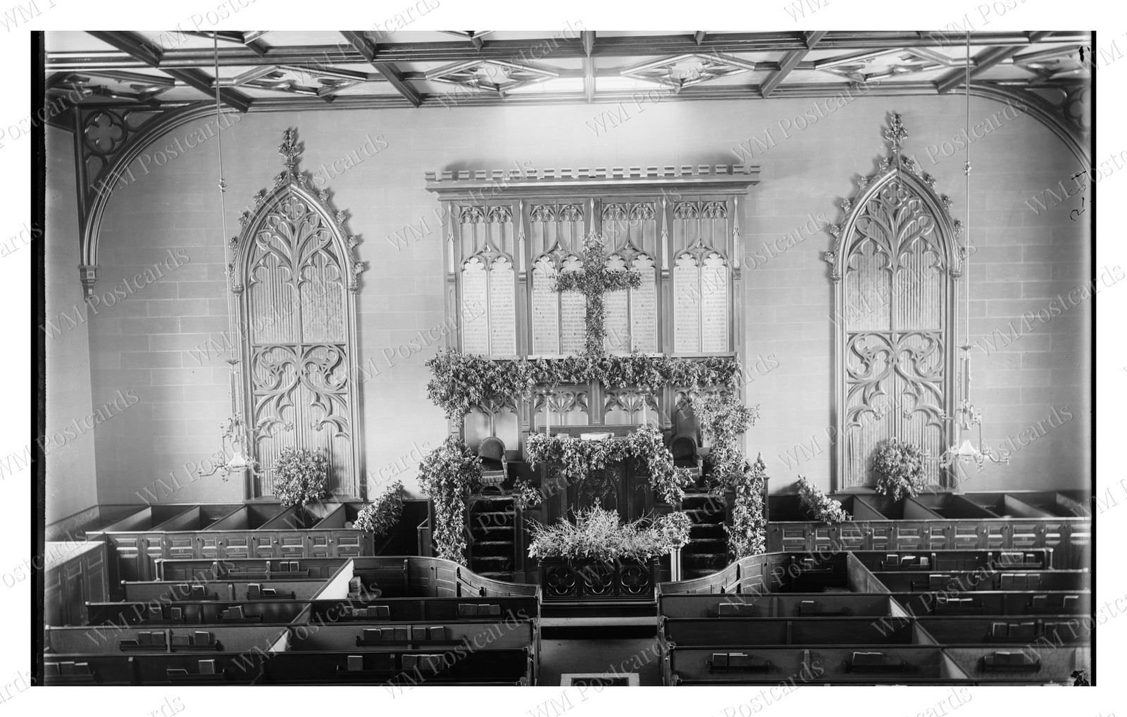 Salem Massachusetts circa 1900 North Church Pulpit Standard Postcard