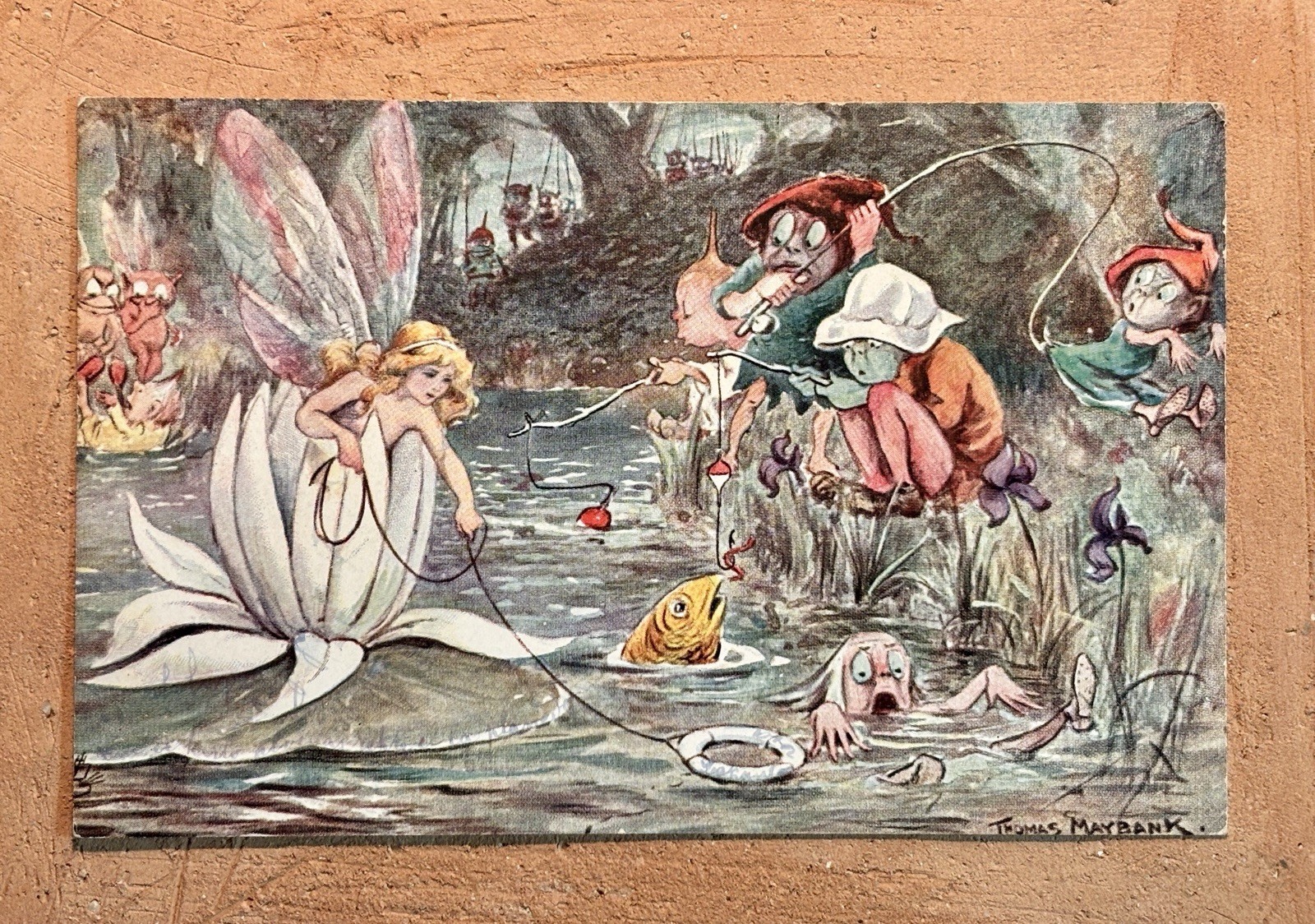 Antique Halloween Postcard T. MAYBANK TUCK 1908 Crazy Rare Collector's Gold Antique Halloween Postcard T. MAYBANK TUCK 1908 Crazy Rare Collector's Gold