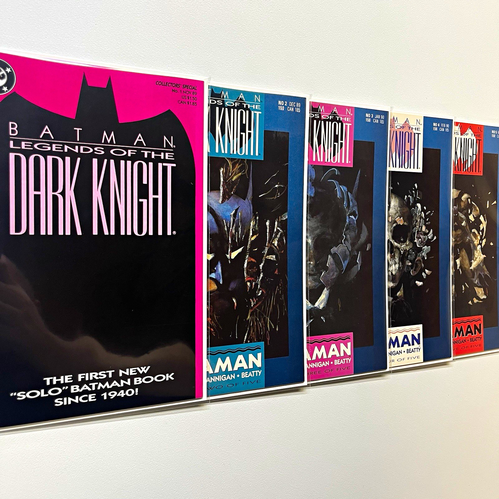 Batman Legends of the Dark Knight #1-5 Shaman Complete Lot - DC Comics 1989 Batman Legends of the Dark Knight #1-5 Shaman Complete Lot - DC Comics 1989