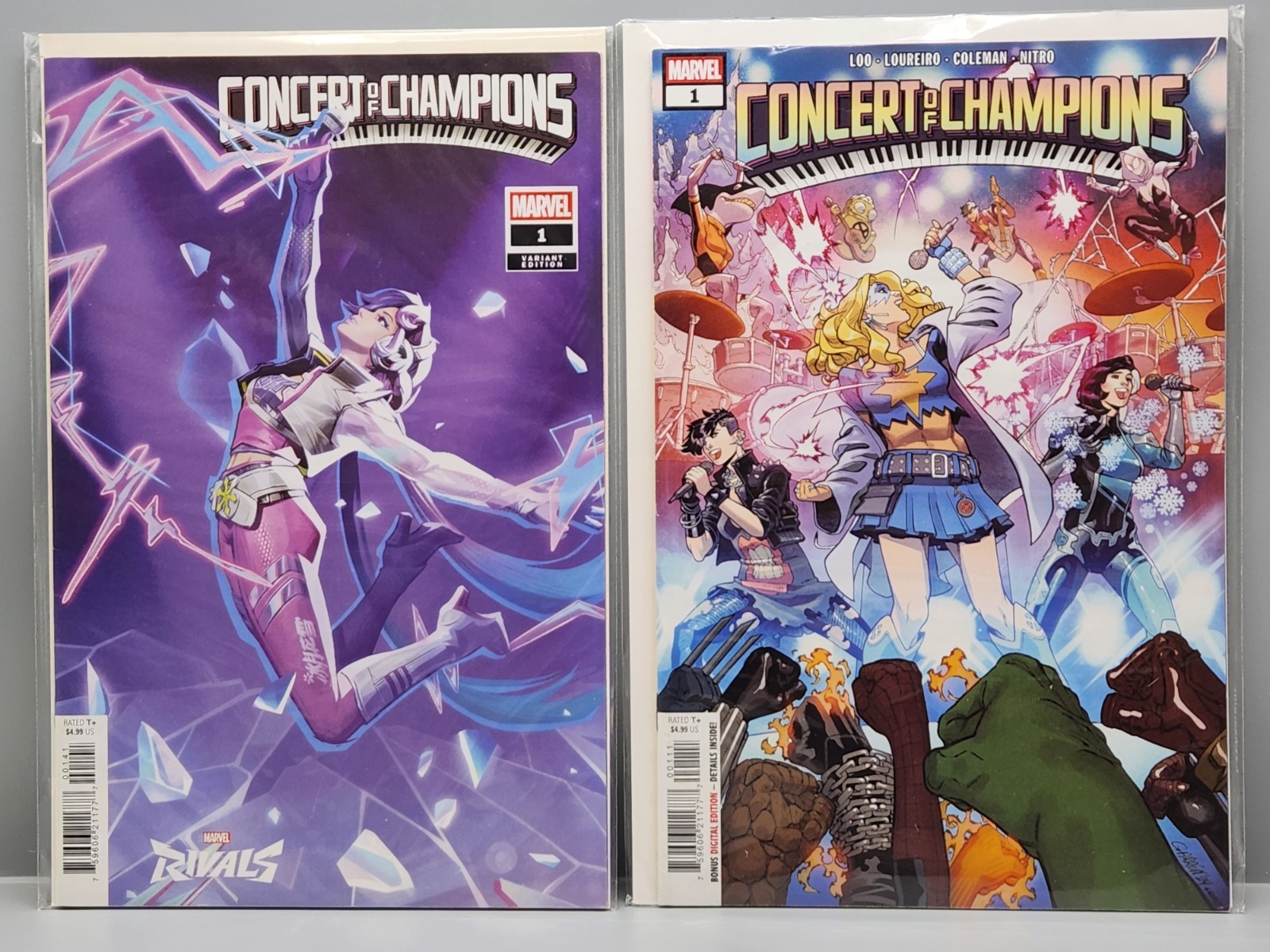 Concert Of Champions #1 Main Cover & Variant Set Marvel 2025/Free Shipping Concert Of Champions #1 Main Cover & Variant Set Marvel 2025/Free Shipping