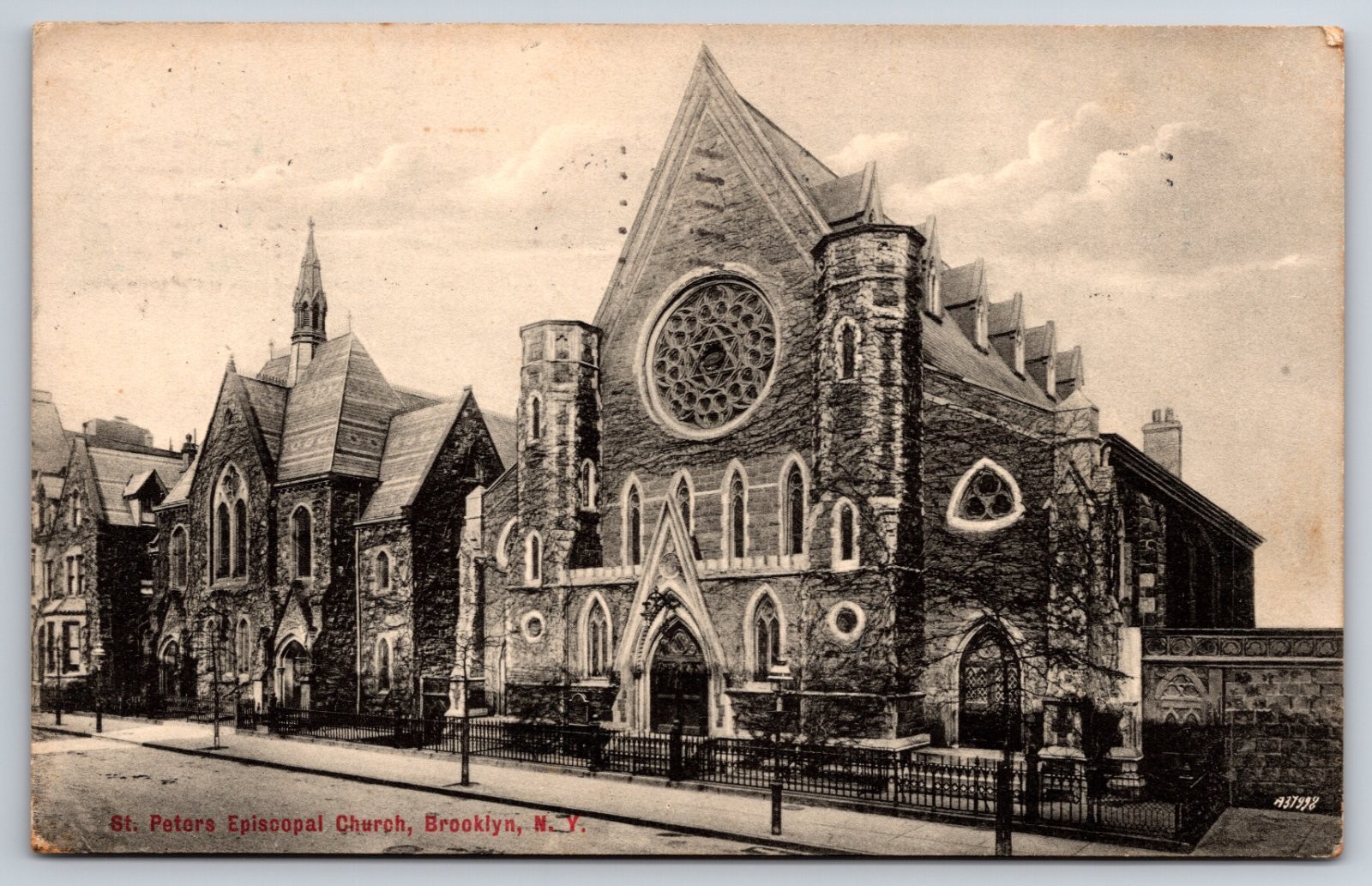 St. Peter's Episcopal Church Brooklyn New York Postcard St. Peter's Episcopal Church Brooklyn New York Postcard