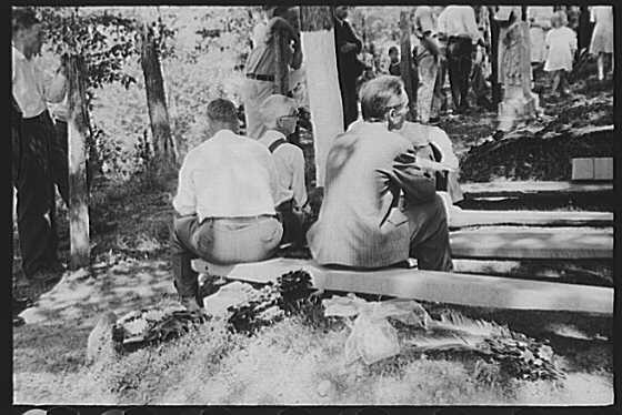 Memorial Service,Family Cemetery,Jackson,Kentucky,KY,August 1940,FSA,12 Memorial Service,Family Cemetery,Jackson,Kentucky,KY,August 1940,FSA,12