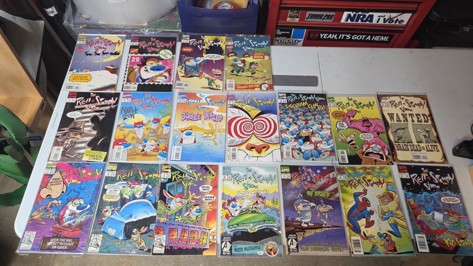 Ren And Stimpy Show #1-18 Comic Lot Run Set Marvel VFNM #1 Is New In Wrapper Ren And Stimpy Show #1-18 Comic Lot Run Set Marvel VFNM #1 Is New In Wrapper